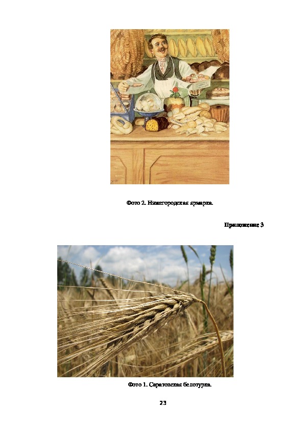 Исследовательская работа на тему: «Саратовский калач-символ хлебного изобилия волжского города»