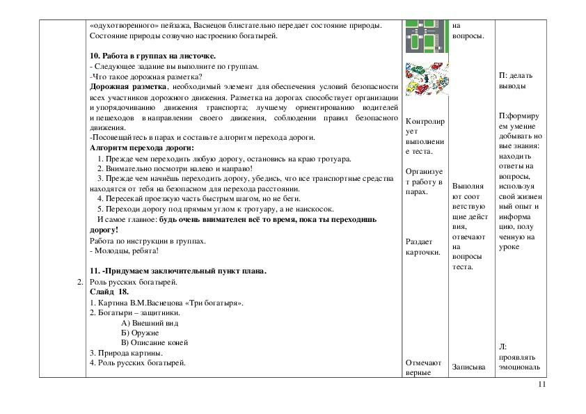 Технологическая карта интегрированного урока: «Повторение правил ...
