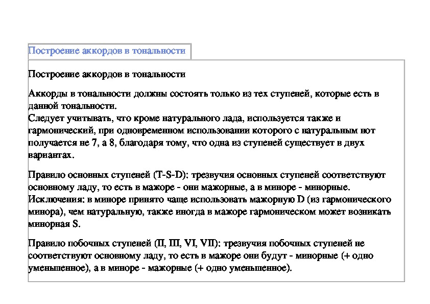 Обложка для материала Урок: Построение аккордов в тональности