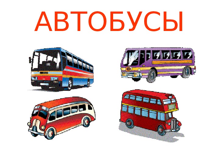 Автобусы. Учебная презентация.