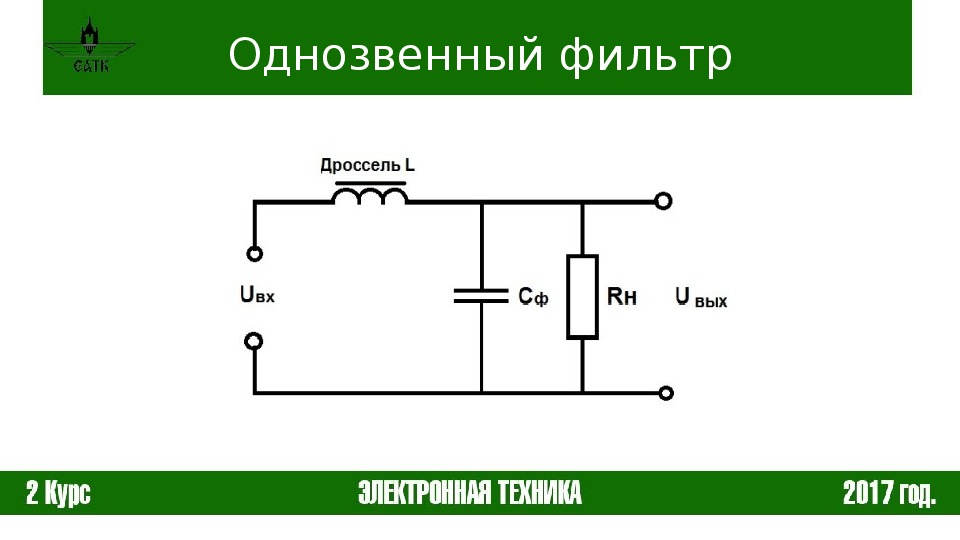 Lc фильтр презентация