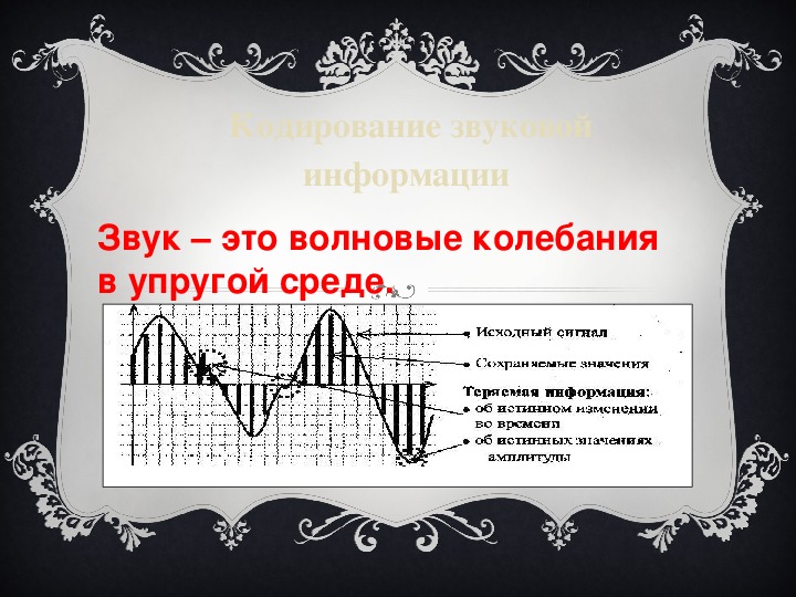 Секретная манера передачи звуковой