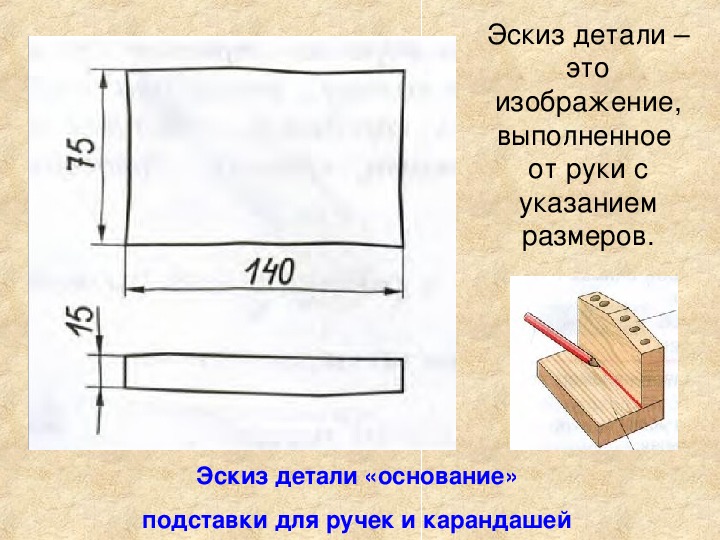 Чертежи для творческого проекта по технологии