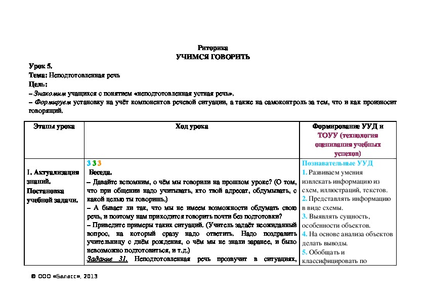 Обложка для материала Неподготовленная речь