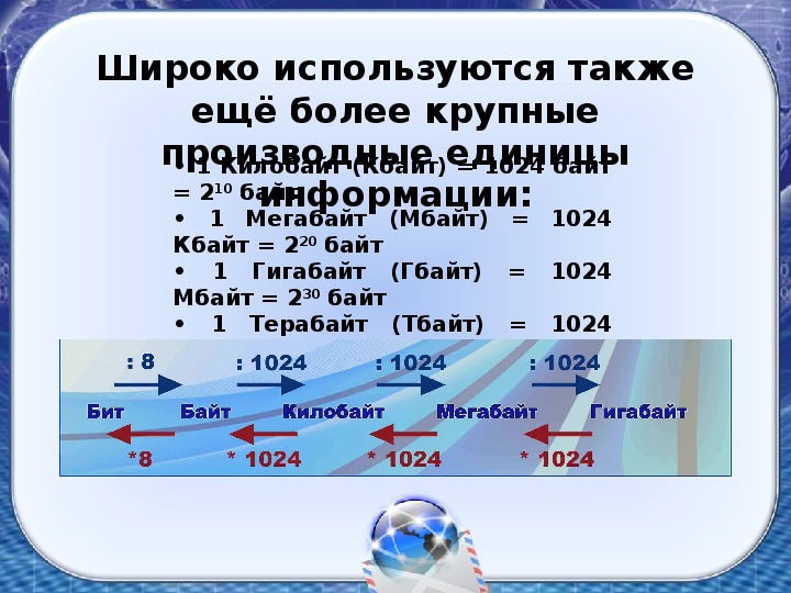 Презентация на тему измерение информации