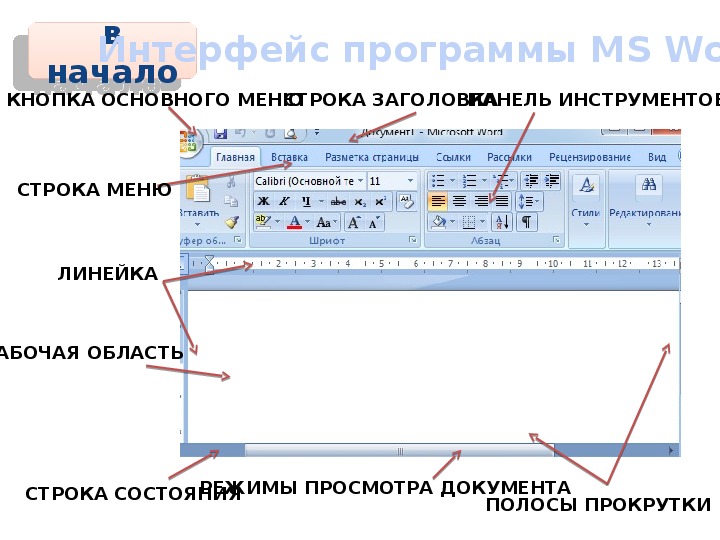 Ворд стандартный