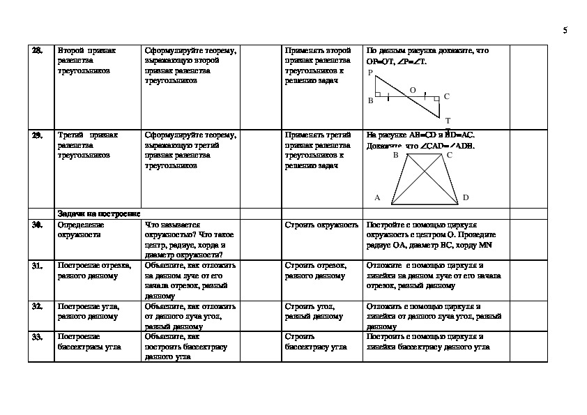 Геометрия вертикаль 7 класс