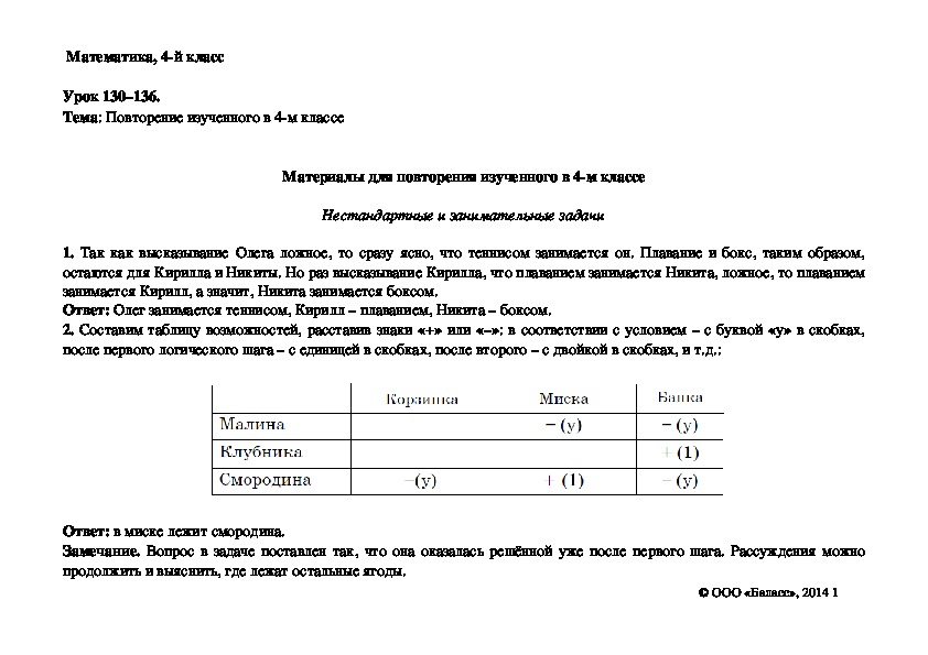 Обложка для материала Повторение изученного в 4-м классе