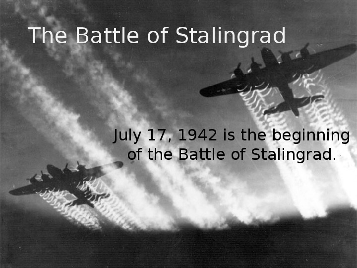 Презентация "Битва за Сталинград"