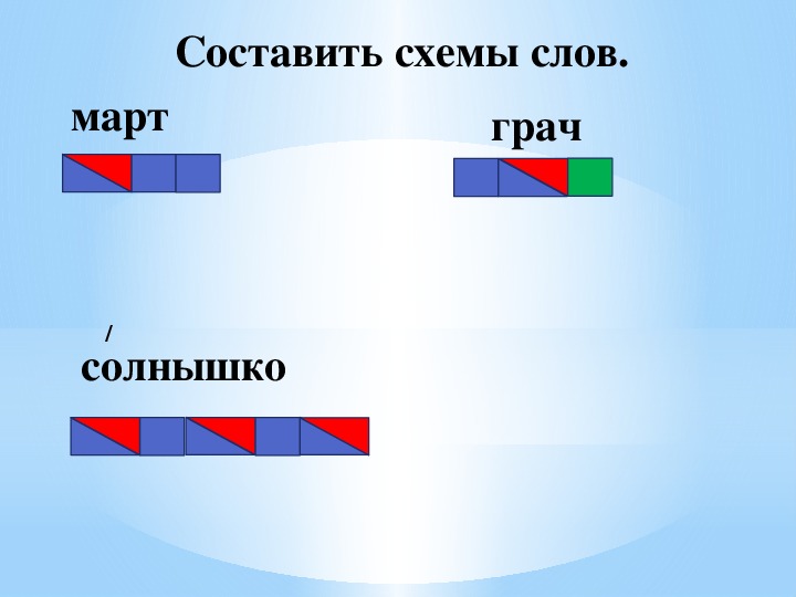 Схема слова пей