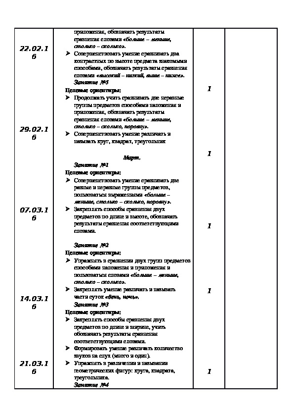 Картинки фэмп вторая младшая группа