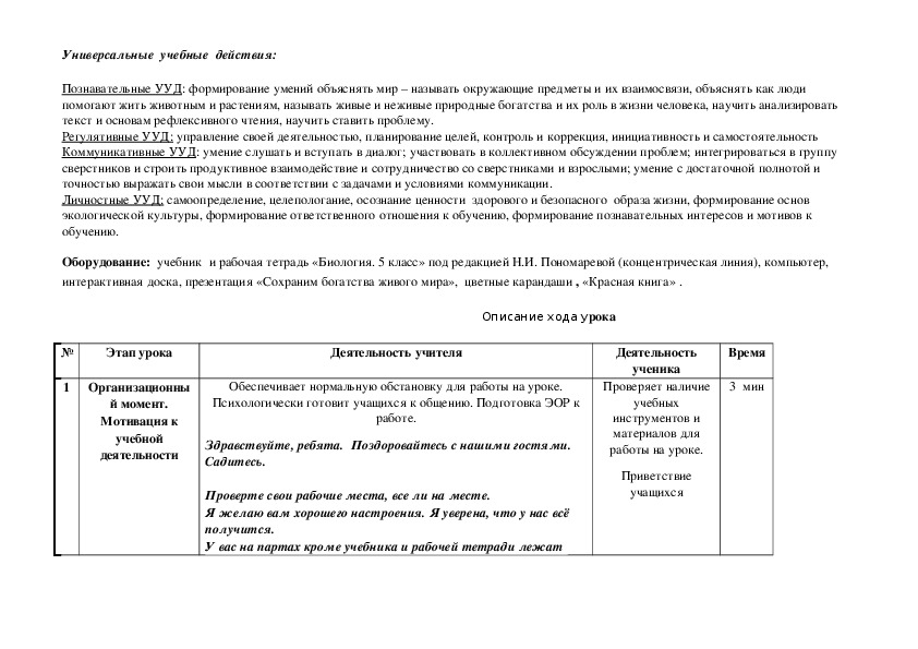 Презентация сохраним богатство живого мира 5 класс фгос пономарева