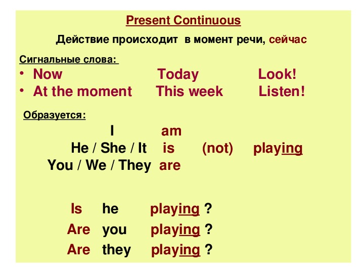 И позволяет длительное время. Как образуется форма present Continuous. Present Continuous в английском языке 3 класс таблица. Схема present Continuous в английском языке. Таблица 5 класс английский present Continuous.