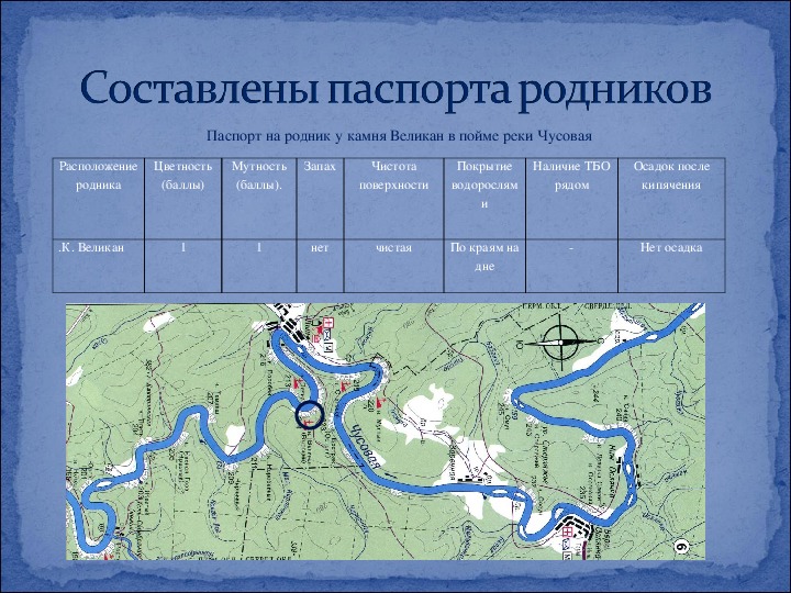 Карта чусовой для сплава карта