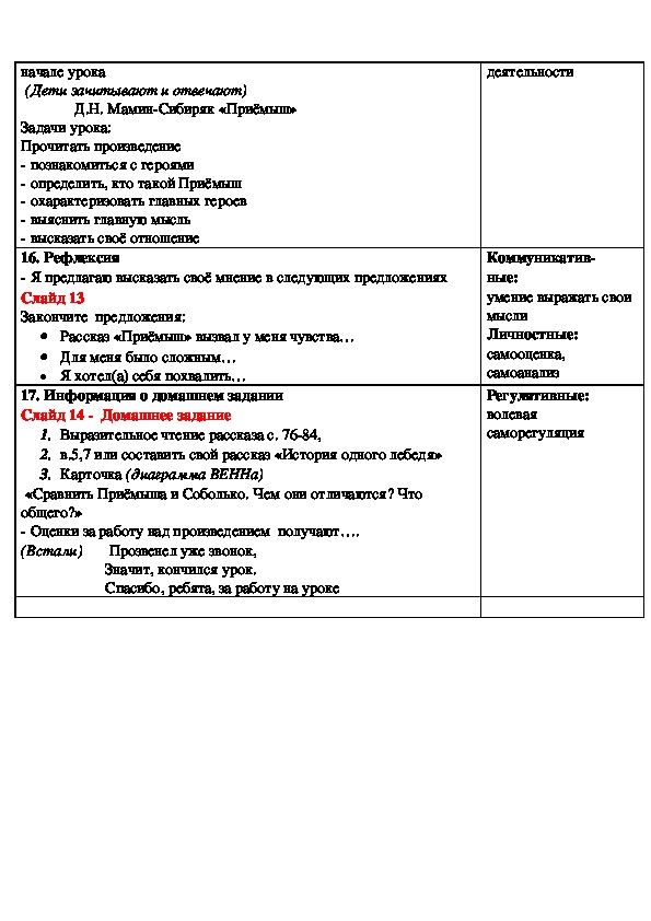 4 класс литературное чтение приемыш проверочная работа