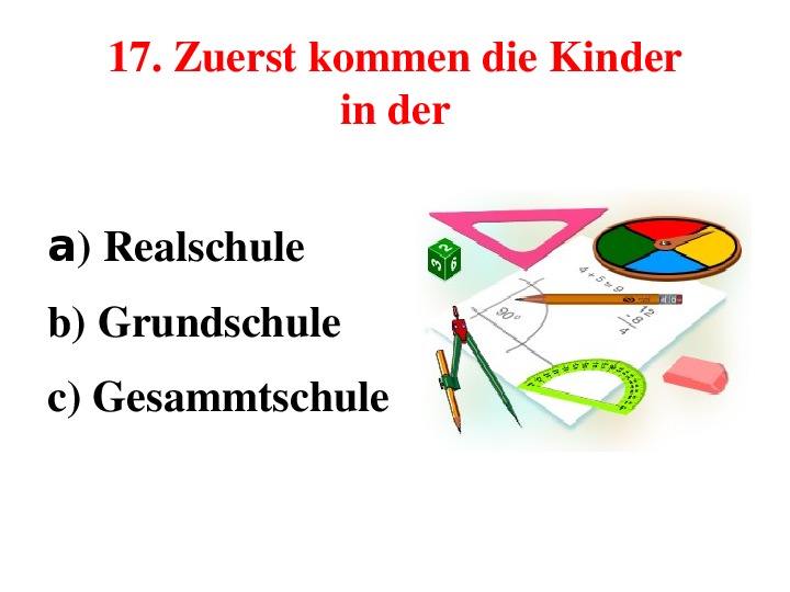Презентация по немецкому языку на тему "Wer ist der Beste in Deutsch?" (9 класс, немецкий язык)