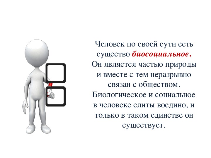 Укажите верные суждения о биосоциальной сущности человека