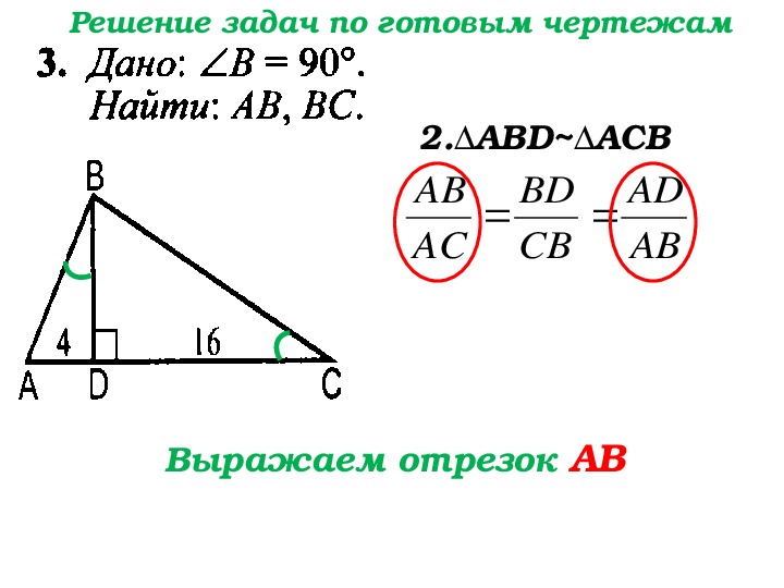 Пропорциональные отрезки 8 класс