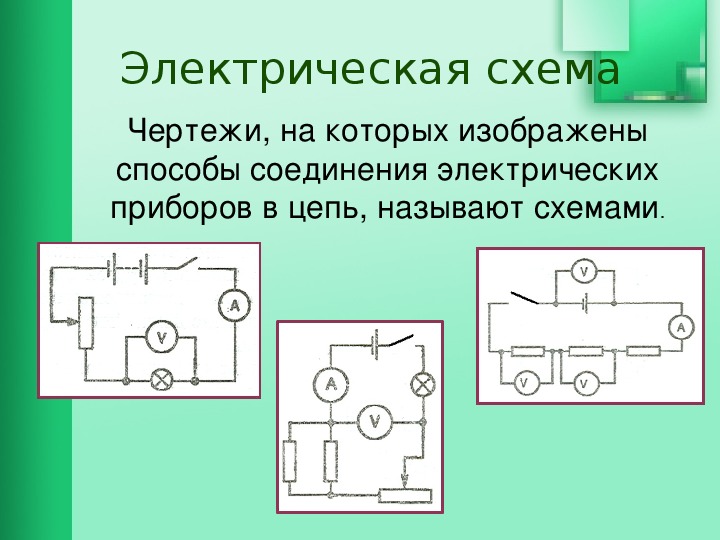 Электрические цепи 8 класс технология презентация