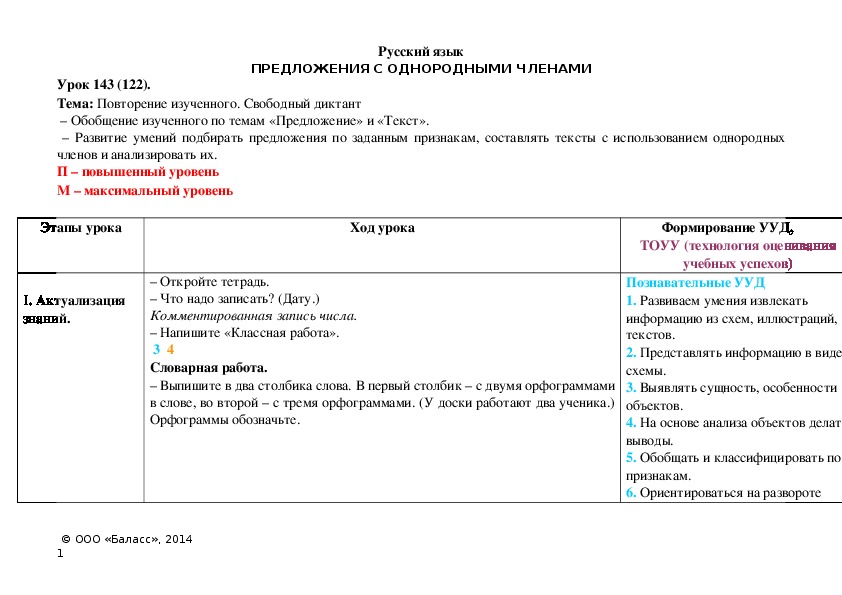 Обложка для материала Повторение изученного. Свободный диктант