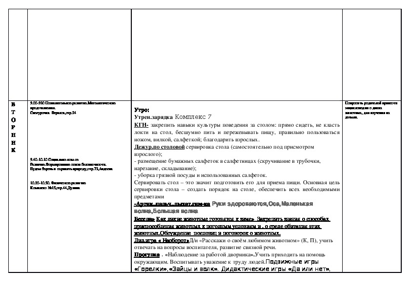 План на неделю права ребенка подготовительная группа