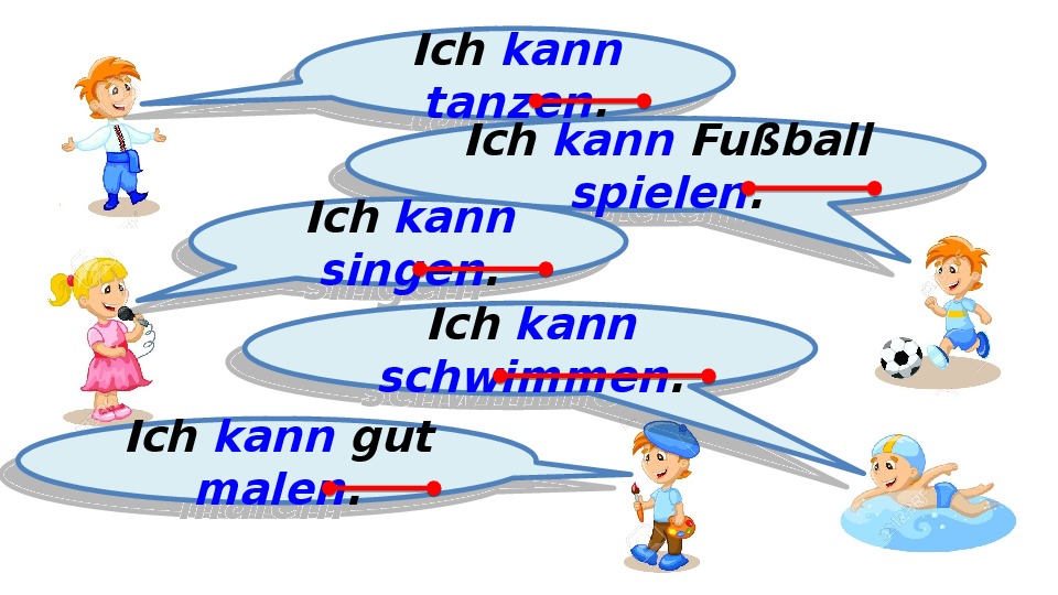 Презентация к уроку немецкого языка на тему "Модальный глагол können" (УМК "Горизонты" 5 класс)