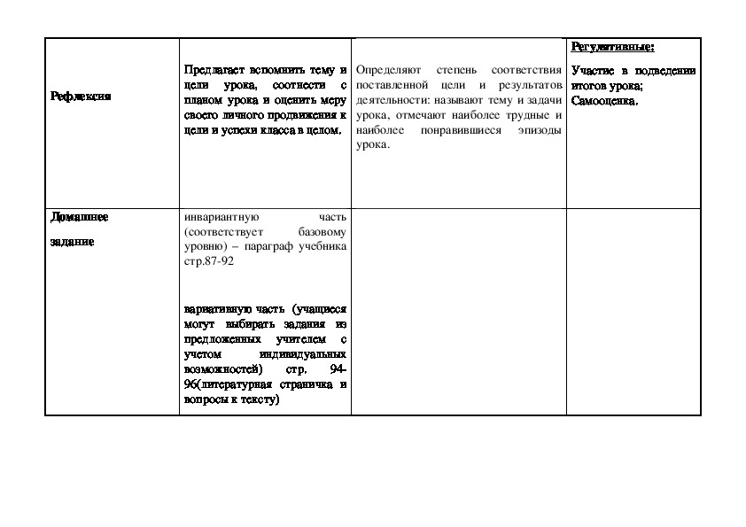 Тех карта по экологии в средней группе