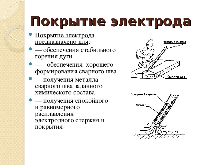 Презентация сварочные электроды