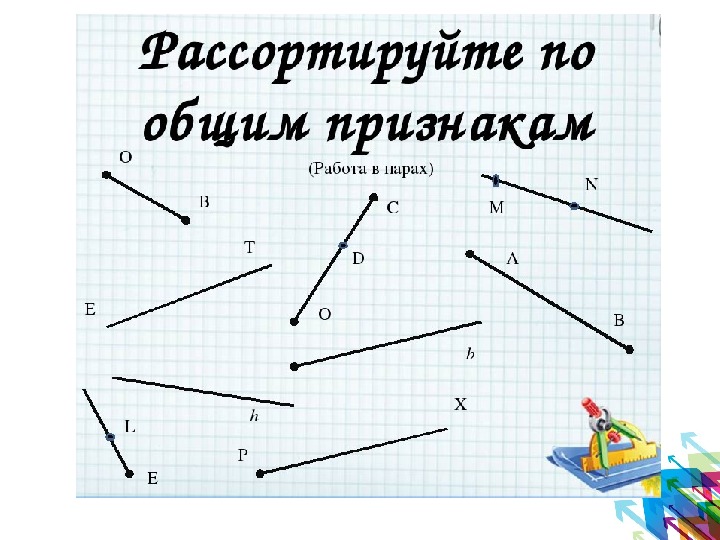 Сравнение отрезков и углов геометрия 7 класс атанасян урок презентация