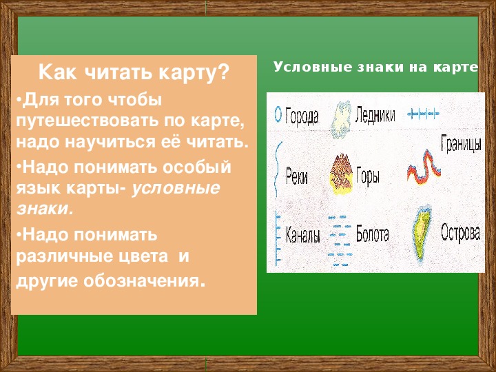 Как читать карту 2 класс окружающий мир презентация