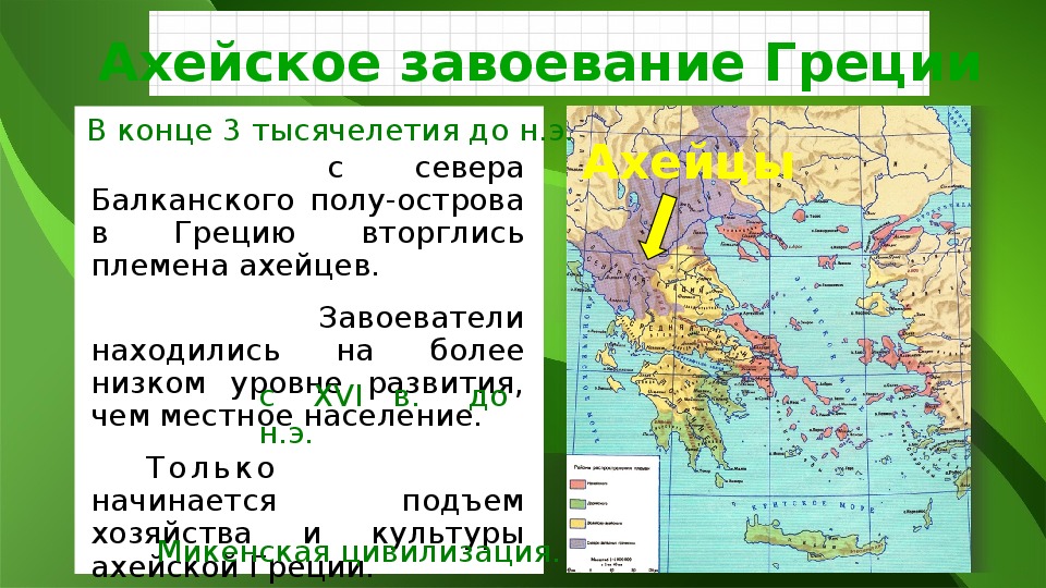 Презентация по истории на тему "Ахейская Греция"