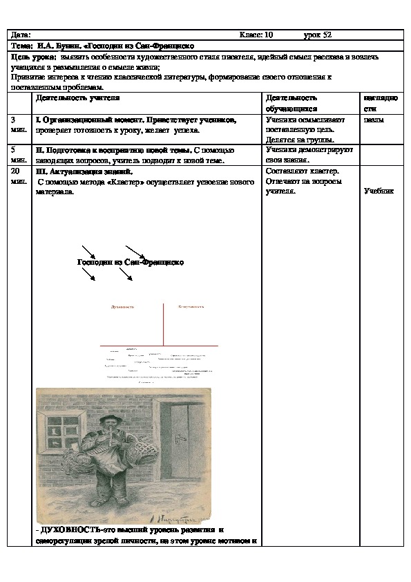 Обложка для материала Русская литература 10 класс И.А. Бунин. "Господин из Сан-Франциско"