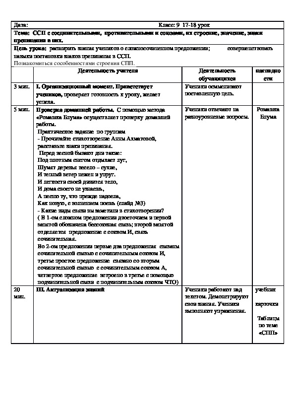Обложка для материала Русский язык 9 класс ССП с соединительными,  противительными и союзами, их строение, значение, знаки препинания в них.