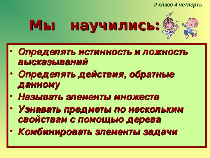 Что узнали чему научились 2 класс 4 четверть презентация