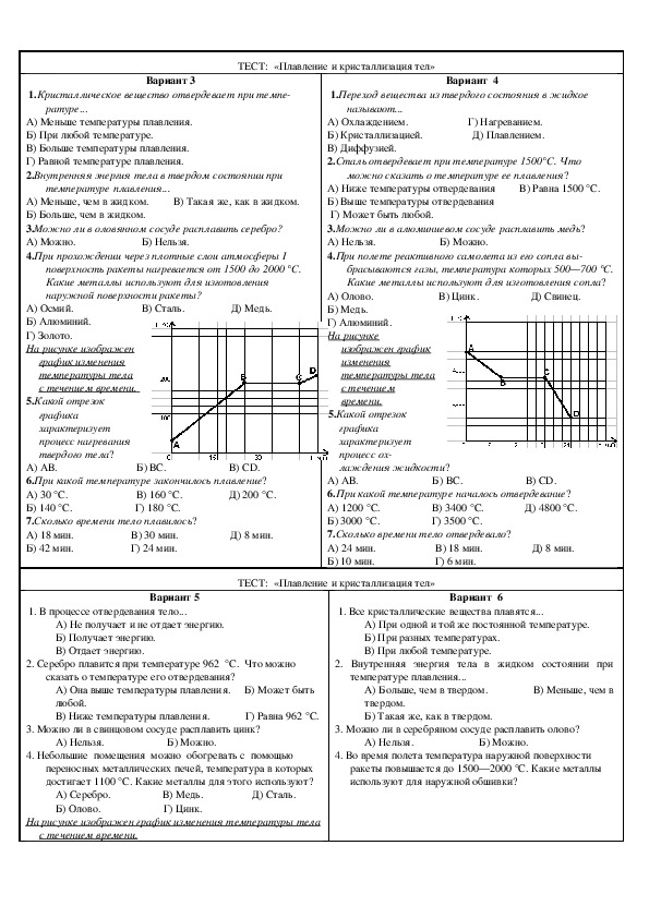 Контрольная по физике 8 класс количество теплоты. Тест по физике 8 класс плавление и отвердевание. Тест по теме плавление и кристаллизация 8 класс. Задачи по физике плавление и кристаллизация 8 класс.