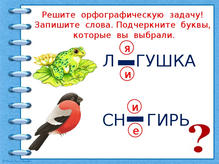 Орфографические задачи проект