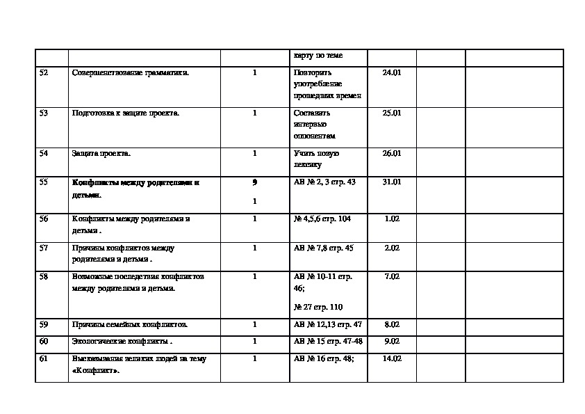 План работы 9 мая в школе