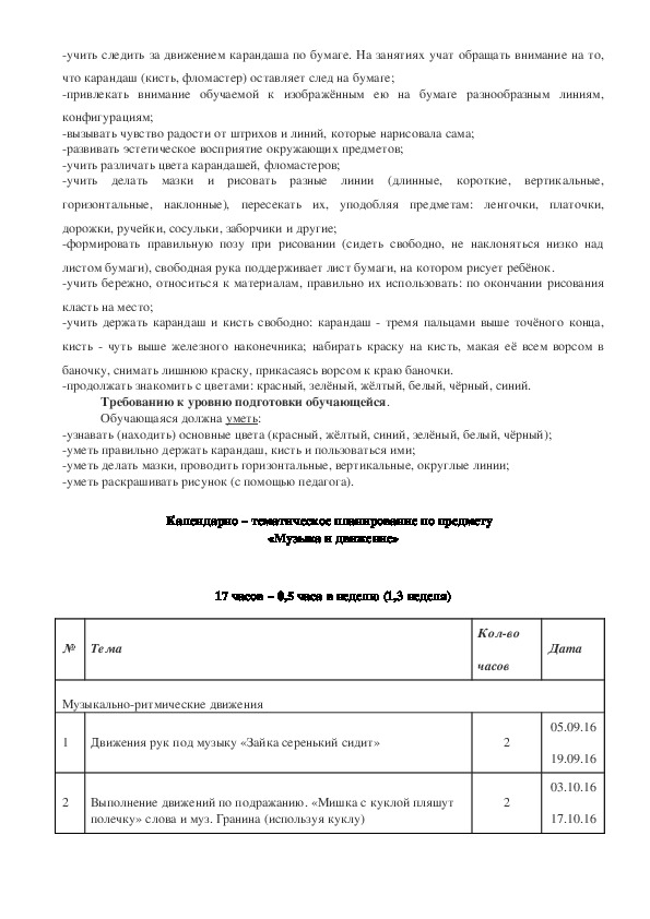 Рабочая программа 1 класс (вариант 2) в соответствии с ФГОС НОО на основе АООП.