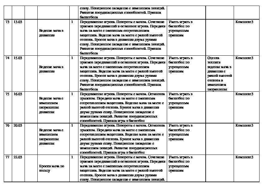 Тематическое планирование 8 класс алгебра