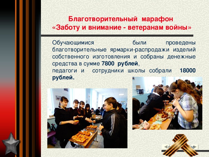 Презентация "Помним, чтим, свято храним...", посвященная Победе в Великой Отечественной войне