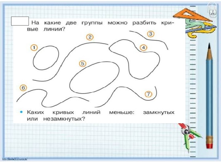 Работа с шаблоном 1 класс презентация