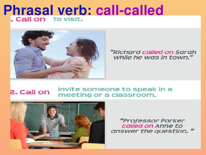 Английский глагол call