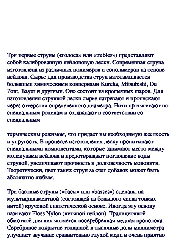 Обложка для материала Что такое нейлоновые струны?