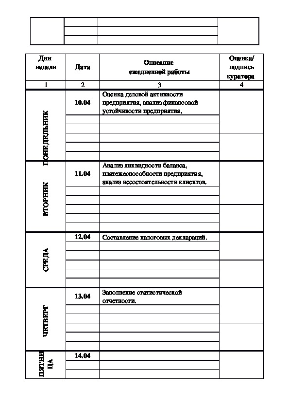 Пп 01 производственная практика