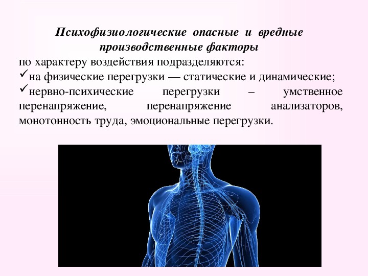 Воздействие опасных и вредных производственных факторов