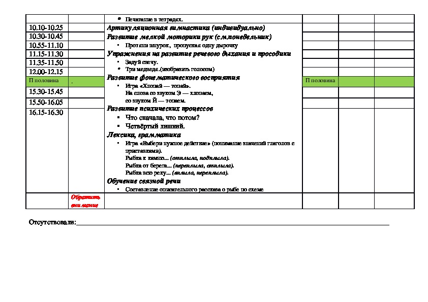 План руководителя