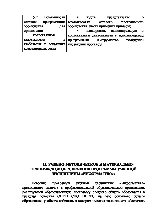 Программа по дисциплине ОУД.07 Информатика по профессии 190623.04 Слесарь-электрик по ремонту электрооборудования подвижного состава (электровозов, электропоездов)