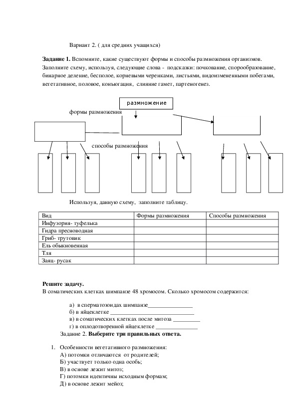 Практическая работа по биологии 9 класс составление схем передачи веществ и энергии