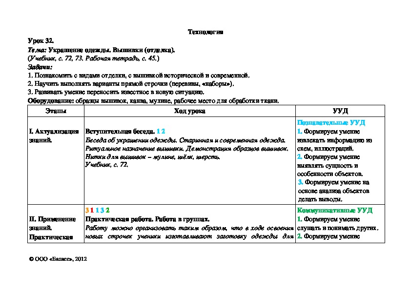 Обложка для материала Украшение одежды. Вышивки (отделка).