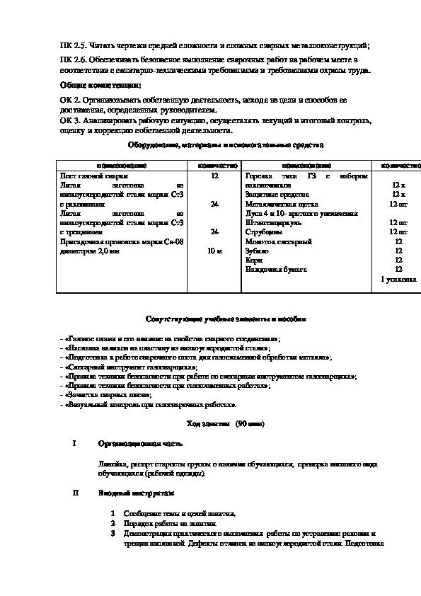 План лабораторно практического занятия